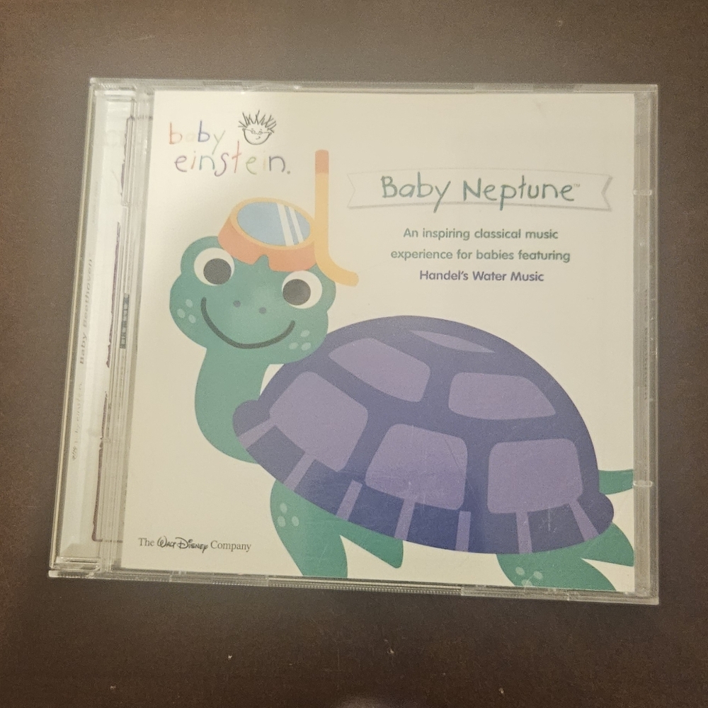 Baby Einstein "Baby Neptune" CD — Turtle Illustration, Green & Purple